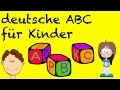 Das einfache und interessante ABC Buchstaben lernen für Kinder  Vorschule für Kinder, die das deuts