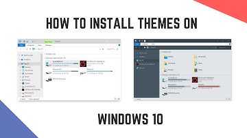 How to INSTALL THEMES on WINDOWS 10 |  Simplify 10
