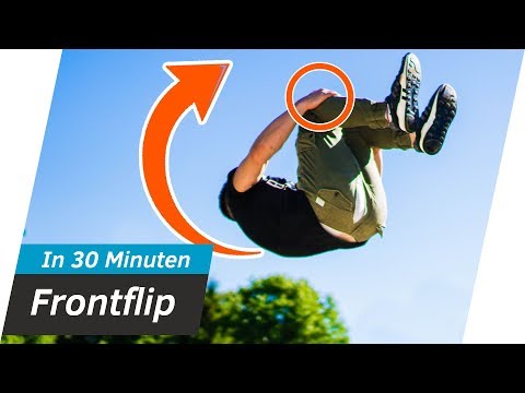 Vorwärtssalto LERNEN in 30 MINUTEN - Frontflip Tutorial | Andiletics