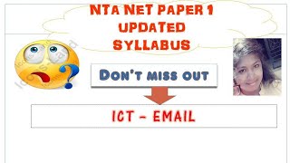 NTA UGC NET Paper 1 ICT - EMAIL