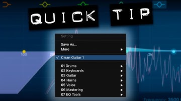 How to Save Custom Presets in GarageBand