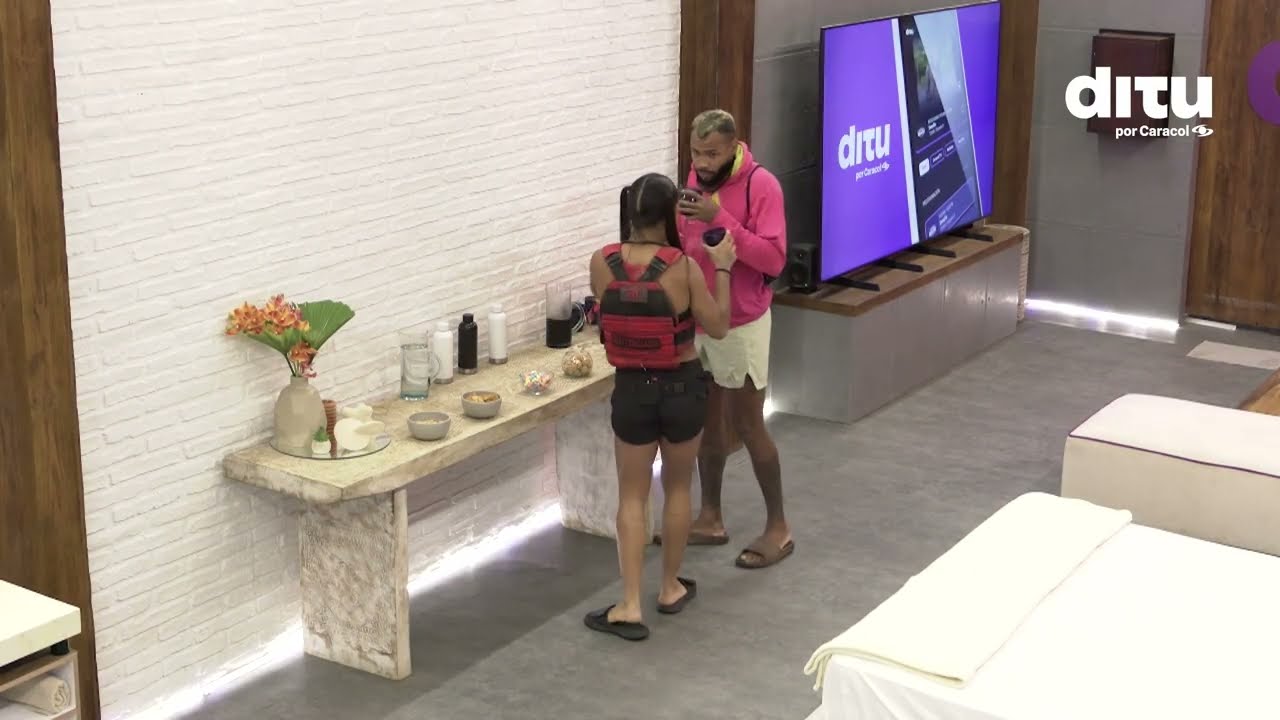 ¡Lo inesperado! Katiuska y Zambrano compartiendo juntos en la suite- DITU