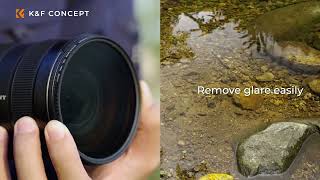 K&F Concept Circular Polarizer Filter HD 28 Layer Super Slim Multi Coated CPL Lens Filter