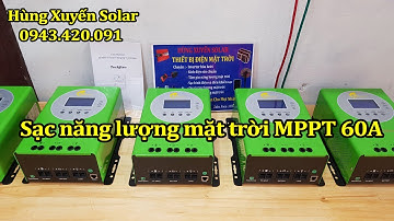 Điều khiển sạc năng lượng mặt trời giá rẻ MPPT 60A hãng Techfine 0943.420.091