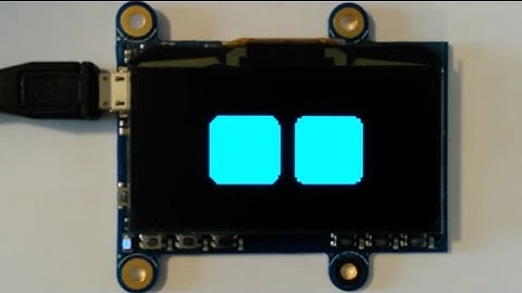 Robot - Yeux expressifs - Yoctopuce MaxiDisplay