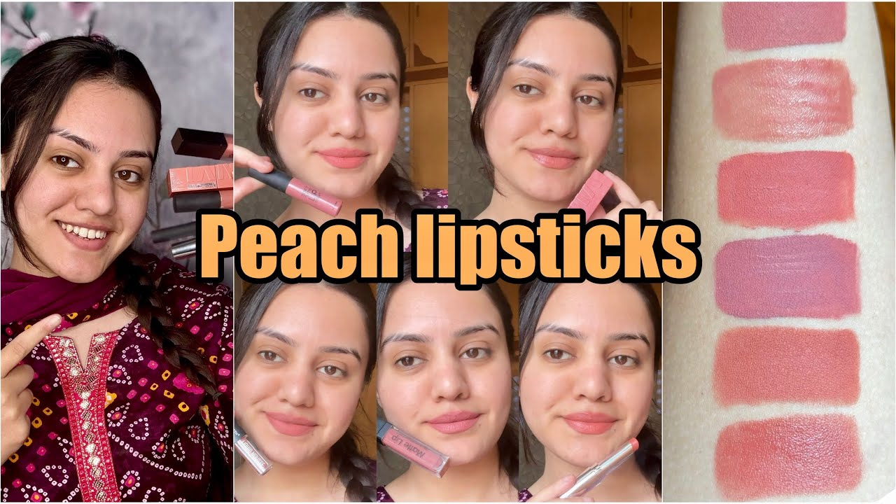 Top 5 Peachy Nude Lipsticks for Indian Skin Tones | Summer 2025 Picks | Kp styles