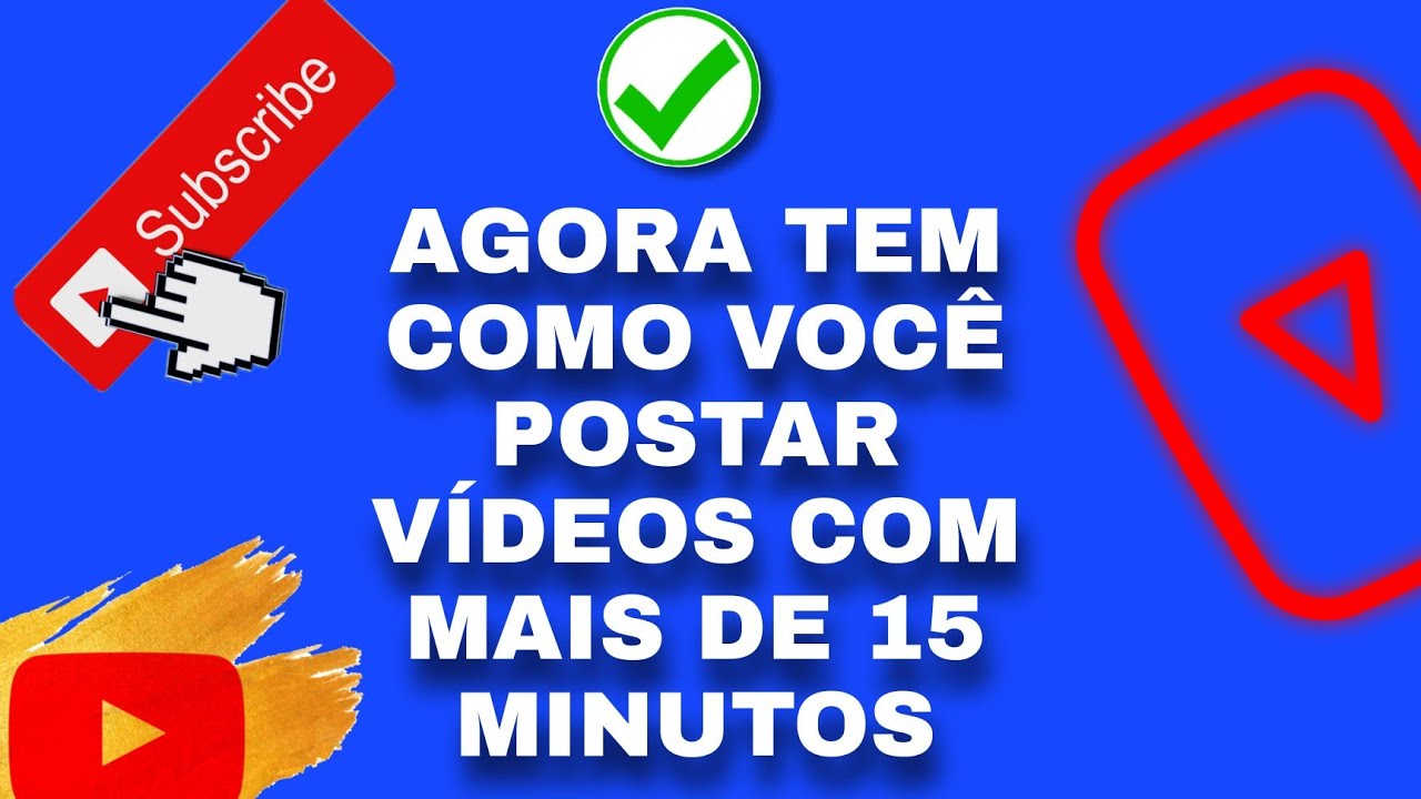 Como colocar vídeos com mais de 15 minutos no YouTube PELO CELULAR EM ...