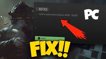 How To Fix Warzone 2 Failed To Update Playlists on PC | COD MW2 Failed To Update Playlists PC Fix