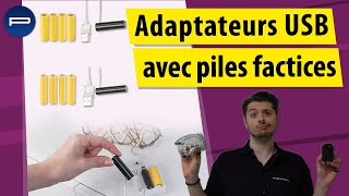 Piles Factices AA 3V, Câble D'alimentation USB Avec Interrupteur, Remplacement De 2 Piles AA, A0NB
