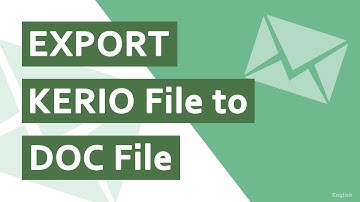 Export Kerio Email to DOC| Best Kerio Migration Tool