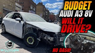 REBUILDING A WRECKED SALVAGE AUDI A3 8V ON A BUDGET PART 3