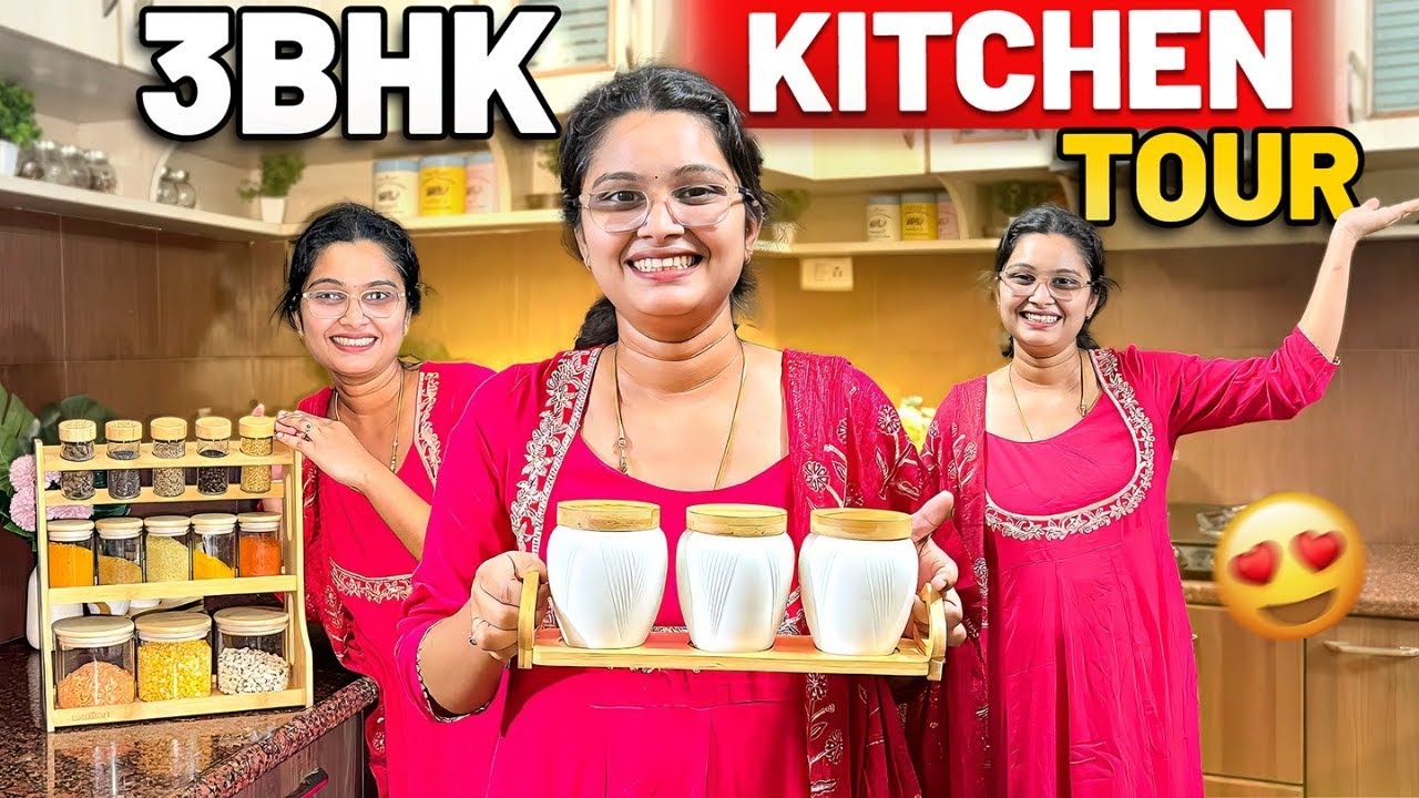 ಅಮ್ಮ ಮನೆ Kitchen Tour😍