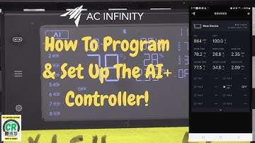 How To Connect To WIFI & Program The AC Infinity AI+ Controller!