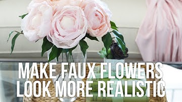 Tip Tuesday: How to Make Faux Flowers Look More Realistic
