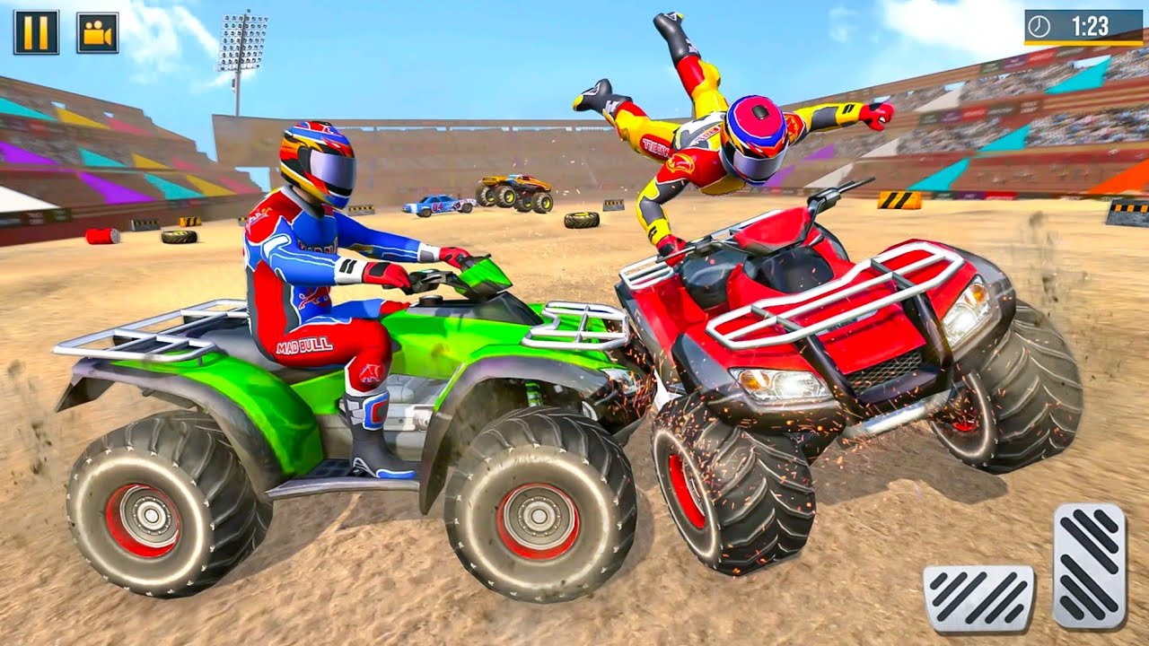 ATV Quad Bikes Shooting Arena Demolition Derby Crash Stunts Simulator