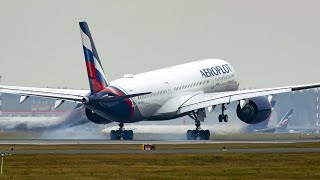 50+ AWESOME Landings at Moscow Sheremetyevo Airport SVO\/UUEE | Plane Spotting 2023