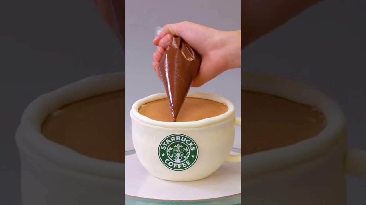 Starbucks Fondant Cake 🎂🎂🍰🍰 