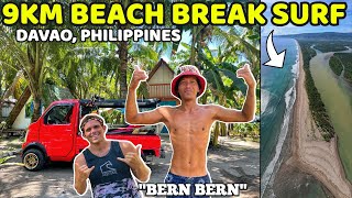 PHILIPPINES 9KM LONG SURF BEACH - BecomingFilipino Province Home (Cateel, Davao)