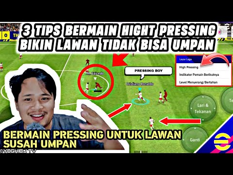 AUTO177 x BUKU369 - 3 TIPS BERMAIN HIGHT PRESSING,AUTO BANTAI LAWAN EFOOTBALL 2023 MOBILE