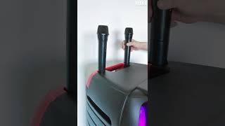 QJ-21501 | Dual-Driver Party Box Speaker With Stunning RGB Ring Lights
