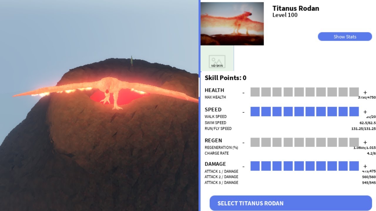 How strong is max Titanus Rodan- Kaiju universe