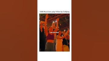 Thumbnail of 1000 Musicians playing Yellow by Coldplay 💛 #coldplay #yellow #musician #chrismartin #trendingnow