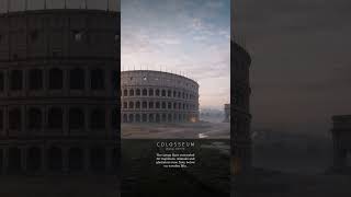 The Colosseum Had a Retractable Roof #ancientrome #historyfacts #ambience
