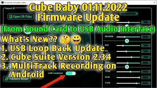 CUVAVE CUBE BABY 2022 FIRMWARE UPDATE | Cube Baby USB Loop Back Update and Cube Suite V2.3.4 screenshot 2