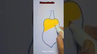 How to draw a  papaya ?? || #shortsfeed #shorts #viral #trending