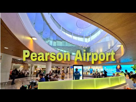 Toronto, Kanada | Flughafen K Pearson | Terminal 3 | Terminal-Rundgang 4K
