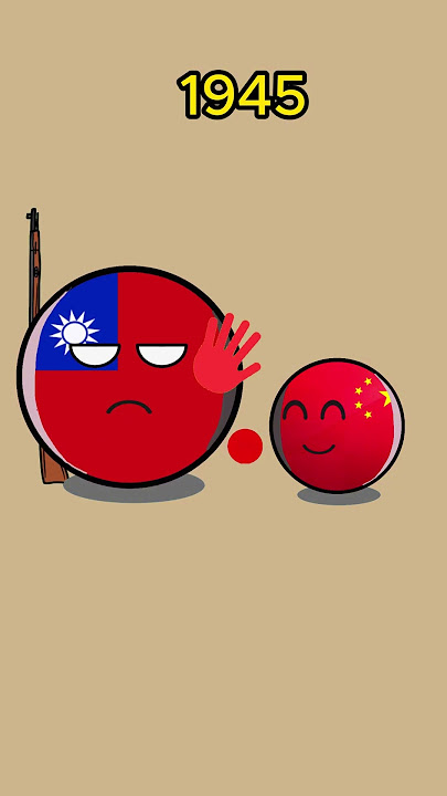 Chinese civil war 1927-1949  #countryballs #china #civil #1949 #history #taiwan