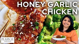 Easy 20-MINUTE Honey Garlic Chicken | Delicious Chicken Thigh Recipe