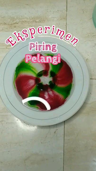 Eksperimen Susu Pelangi Tapi Pakai Air? #shorts #experiment