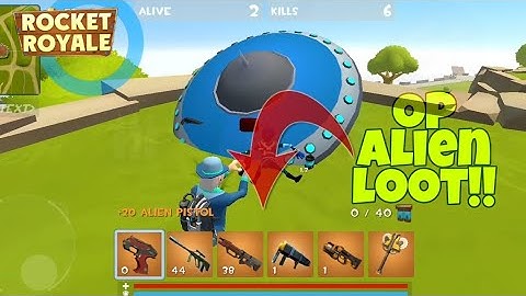 Rocket Royale - UFO Event & INSANE Loot!! ( High kill Gameplay #5)