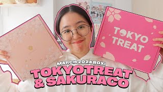 march 2024 box  · tokyotreat & sakuraco snack boxes (5% off promo code) cherry blossom season!