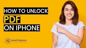 How to unlock pdf on iPhone 2024 | Initial Solution