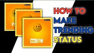 How to make new trending Emoji status video | social status yt emoji video |  technicalmahatma screenshot 1