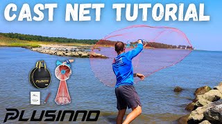 How to Throw A Cast Net! (Catch Your Own Bait)
