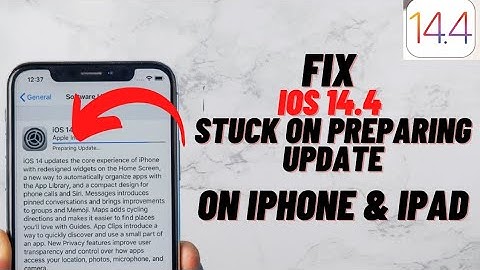 How To Fix iOS 14.4 Update Stuck On Preparing Update On iPhone & iPad