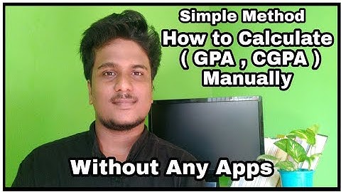 How to Calculate  ( GPA , CGPA ) Manually | Without Any Apps | Simple Method | Britto Raj | Tamil