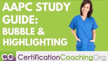 AAPC Study Guide for CPC Exam: Bubble and Highlighting