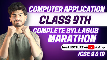 ICSE Class 9th Computer Complete Syllabus Marathon | ICSE 9 & 10 | Java Programming from Starting