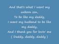 Beyonce - Daddy w/ lyrics.