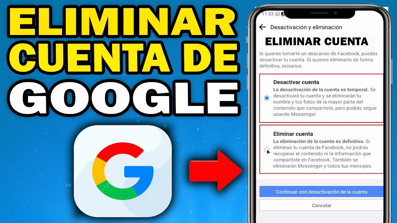 Cómo Eliminar una Cuenta de Google de un Celular 2025 (Paso a Paso ...