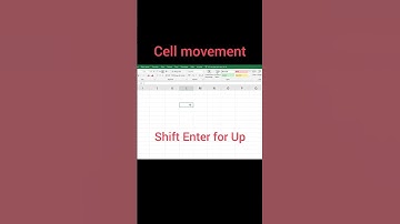 Faster Cell Movement in Excel | No Arrow Keys Shortcut #ExcelShorts #ExcelTips #ExcelTricks