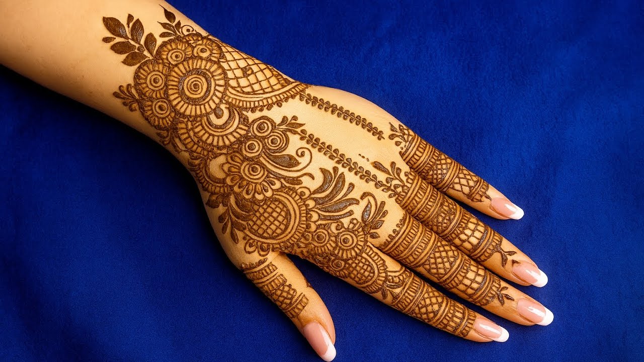Floral Mehndi design 🌸||henna design||#mehndi #mehndidesign #hennatattoodesign #newthumbmehndi 
