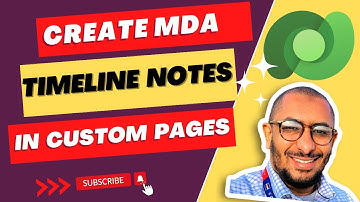 Create Dataverse Notes from a Custom Page in a Model-Driven App and show them in a Timeline control