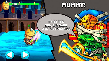 Tiny Gladiators Android iOS Gameplay & BOSS MUMMY & BY BoomBit Games