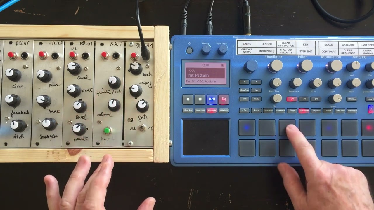 eurorack midi box 5 - euclidean rhythms