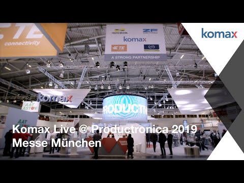 Komax Live @ Productronica 2019 Messe München